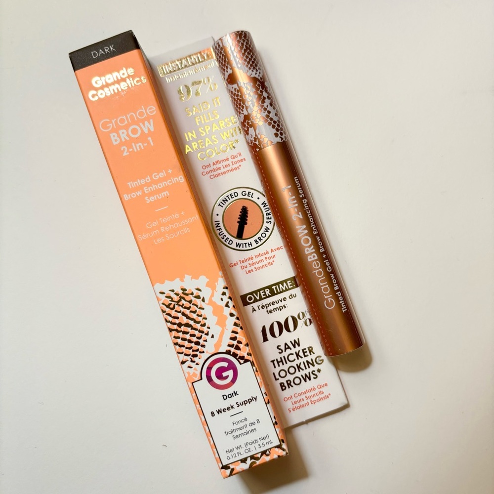 Grand Brow Tinted Brow Gel + Brow Enhancing Serum
